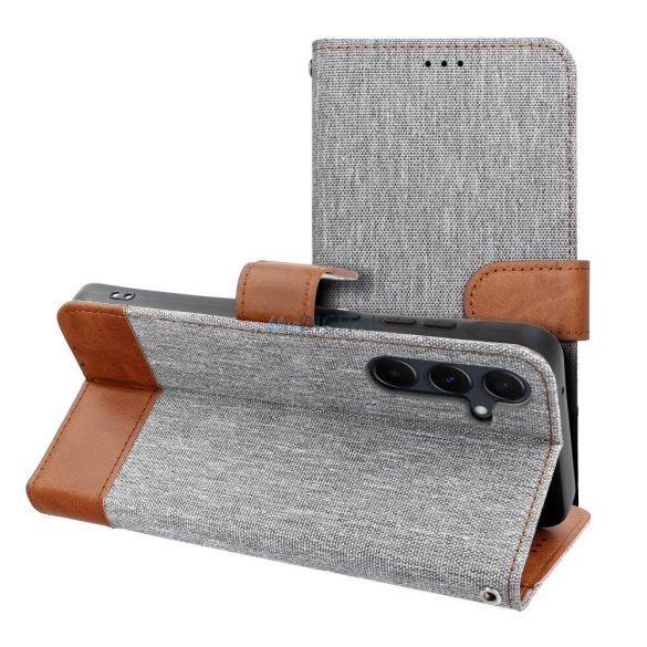 JEANS könyvtok Samsung Galaxy A36 - szürke