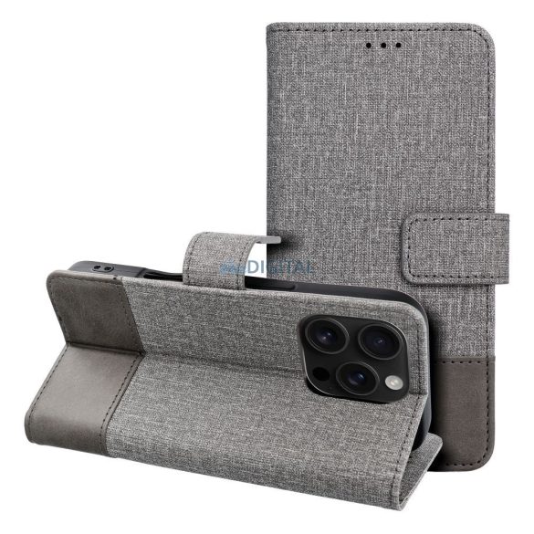 GOMMA könyvtok Samsung Galaxy A36 - szürke