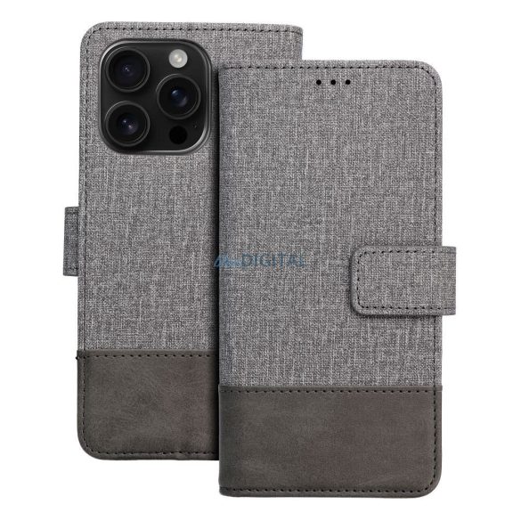 GOMMA könyvtok Samsung Galaxy A36 - szürke
