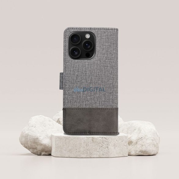 GOMMA könyvtok Samsung Galaxy A36 - szürke