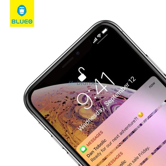 BlueO Mr. Monkey Strong Lite 5D edzett üveg Samsung Galaxy A56