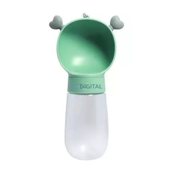 Dog outdoor drinking cup zöld