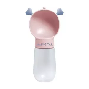 Dog outdoor drinking cup rózsaszín