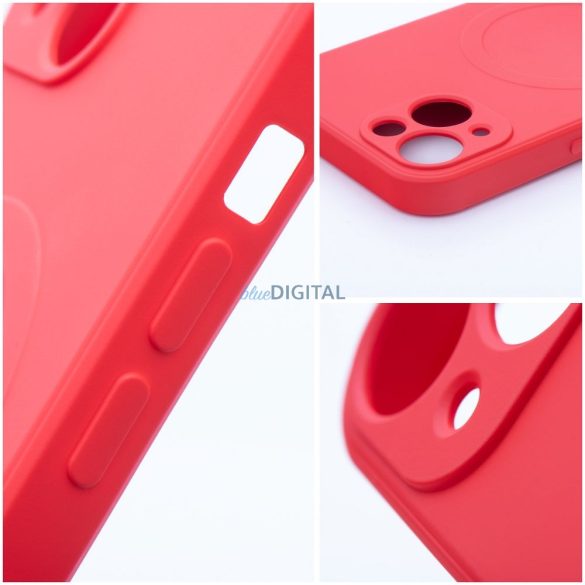 SILICONE MAG COVER MagSafe-kompatibilis tok Samsung Galaxy A36 - piros