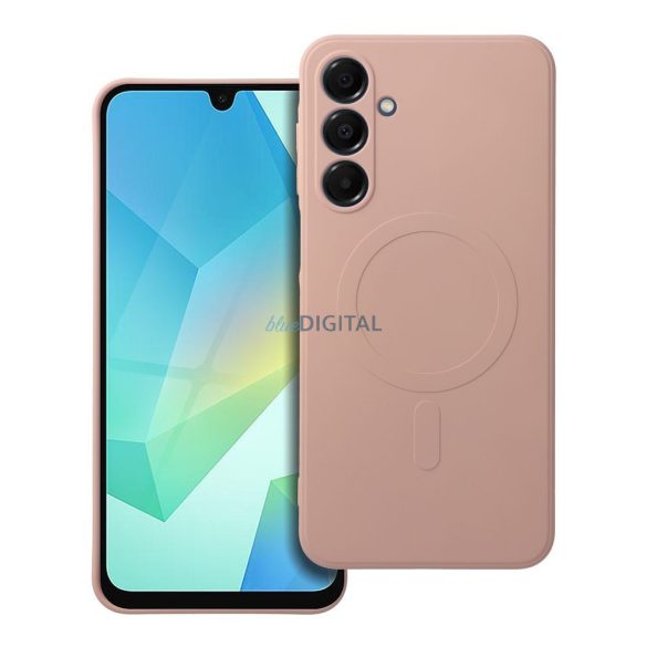 SILICONE MAG COVER MagSafe-kompatibilis tok Samsung Galaxy A36 - rózsaszín