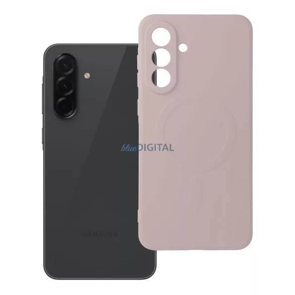 SILICONE MAG COVER MagSafe-kompatibilis tok Samsung Galaxy A36 - rózsaszín