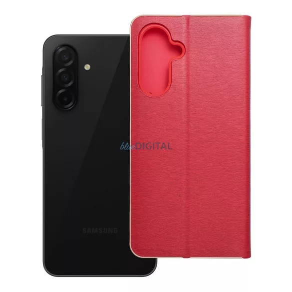LUNA GOLD könyvtok Samsung Galaxy A26 - piros