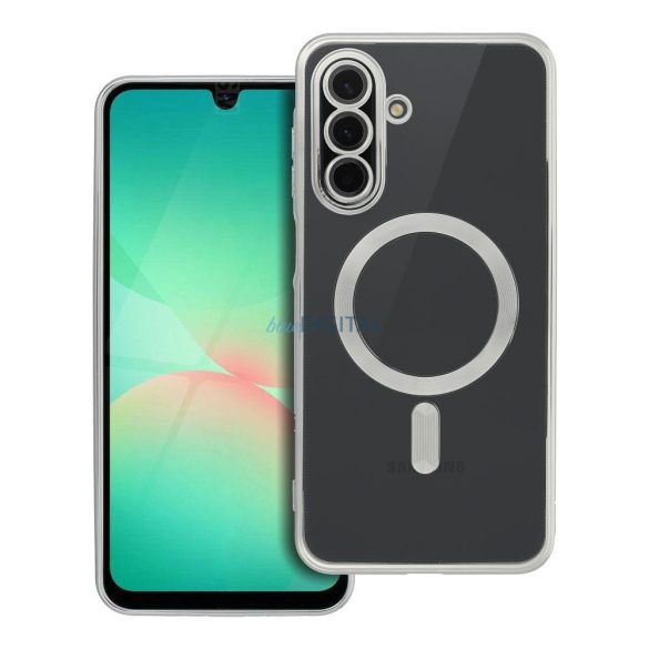 ELECTRO MAG COVER MagSafe-kompatibilis tok Samsung Galaxy A26 - ezüst színű