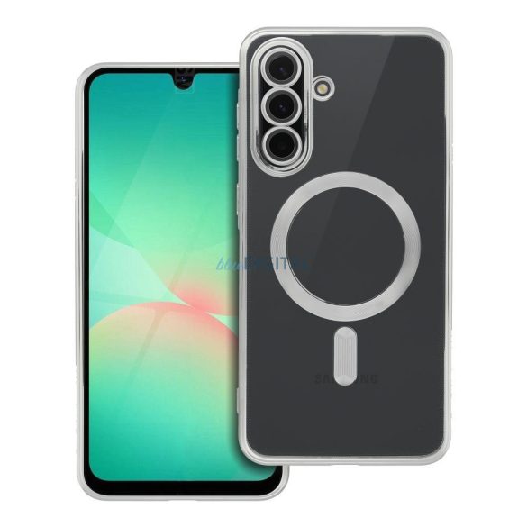 ELECTRO MAG COVER MagSafe-kompatibilis tok Samsung Galaxy A56 - ezüst színű