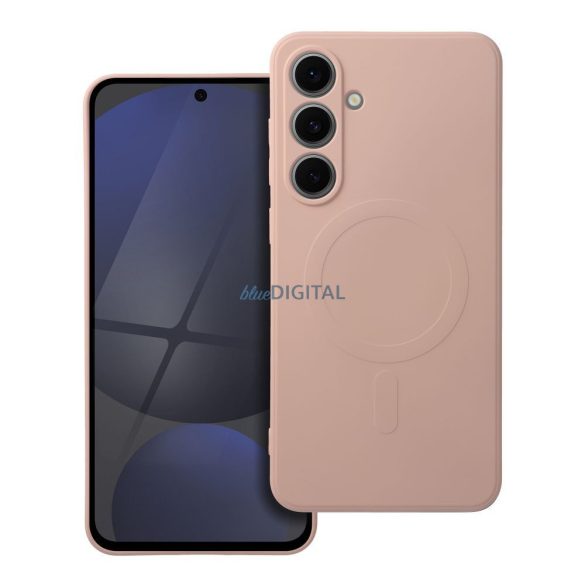 SILICONE MAG COVER MagSafe-kompatibilis tok Samsung Galaxy A56 - rózsaszín