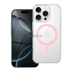   Drop Glue Colorful Ring MagSafe-kompatibilis tok Samsung Galaxy A16 4G/5G - rózsaszín