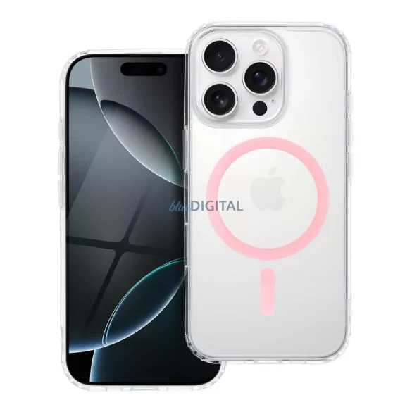 Drop Glue Colorful Ring MagSafe-kompatibilis tok iPhone 11 - rózsaszín