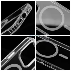   Drop Glue Colorful Ring MagSafe-kompatibilis tok iPhone 13 Pro - szürke