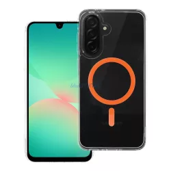   Drop Glue Colorful Ring MagSafe-kompatibilis tok Samsung Galaxy A16 4G/5G - narancssárga