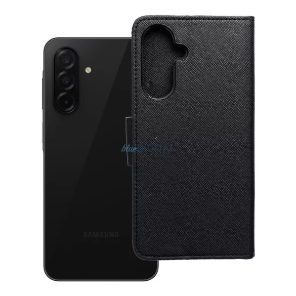 FANCY könyvtok Samsung Galaxy A56 - fekete