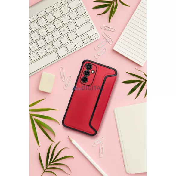 RAZOR könyvtok Xiaomi Redmi 14C 4G/5G - piros