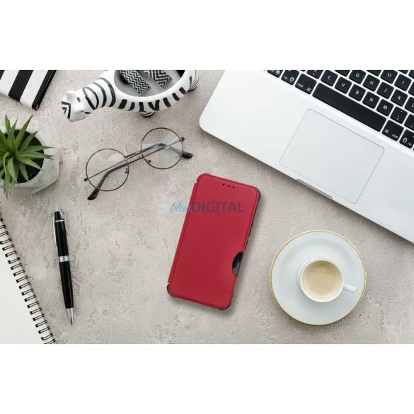 RAZOR könyvtok Xiaomi Redmi 14C 4G/5G - piros