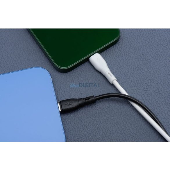 Blue Star PJ68 Eco USB-A - micro USB kábel 2A 1m - fekete