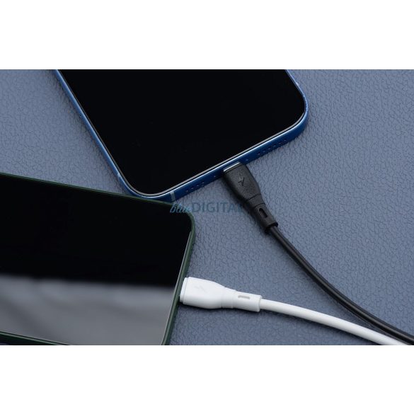 Blue Star PJ68 Eco USB-A - micro USB kábel 2A 1m - fekete