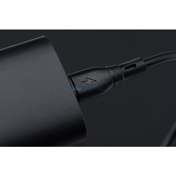 Blue Star PJ68 Eco USB-A - Type-C kábel 3A 1m - fekete