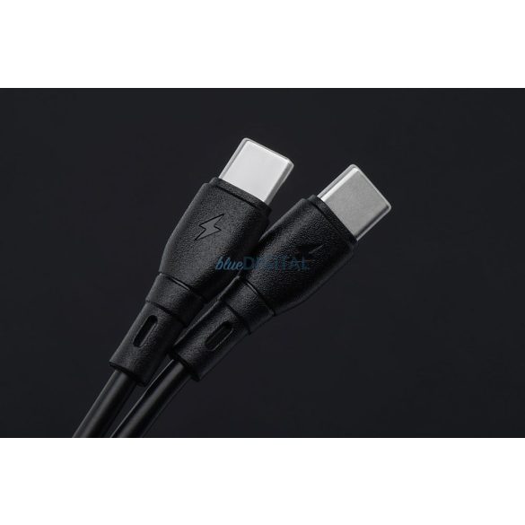 Blue Star PJ73 Eco Type-C - Type-C kábel 60W 3A 1m - fekete
