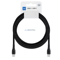 Blue Star PJ73 Eco Type-C - Type-C kábel 60W 3A 2m - fekete