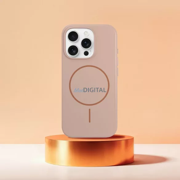 Premium Glossy MagSafe-kompatibilis tok iPhone 16 Plus - arany színű