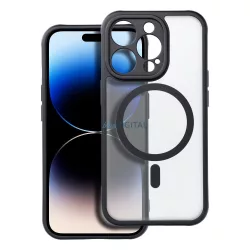   FULL MATTE MAG COVER MagSafe-kompatibilis tok iPhone 16e - fekete