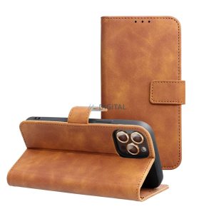TENDER kinyitható tok Xiaomi Redmi Note 14 5G - barna