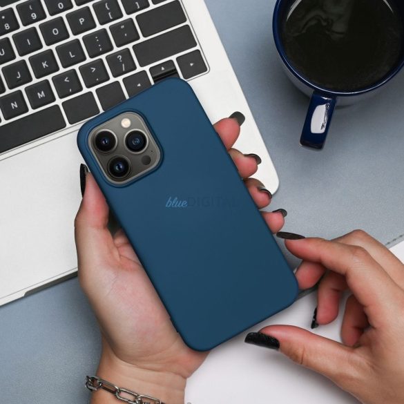 SILICONE tok Xiaomi Redmi Note 14 Pro 5G - kék