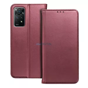 SMART MAGNETO kinyitható tok Xiaomi Redmi Note 14 5G - bordó