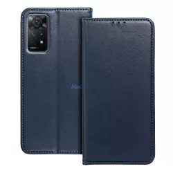   SMART MAGNETO kinyitható tok Xiaomi Redmi Note 14 5G - tengerészkék