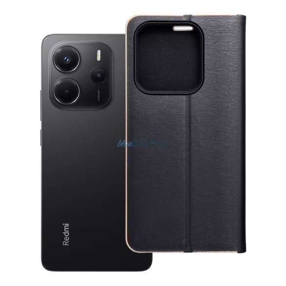 LUNA kinyitható tok Xiaomi Redmi Note 14 5G - fekete