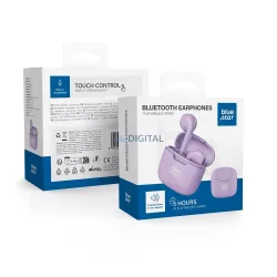   Blue Star FI7 TWS Bluetooth vezeték nélküli fülhallgató - lila