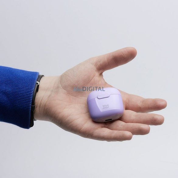 Blue Star FI7 TWS Bluetooth vezeték nélküli fülhallgató - lila