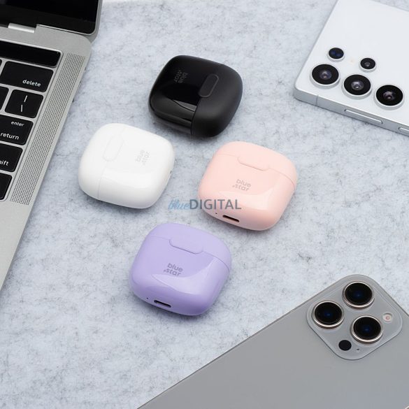 Blue Star FI7 TWS Bluetooth vezeték nélküli fülhallgató - lila