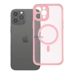   FULL MATTE MAG COVER MagSafe-kompatibilis tok iPhone 12 Pro Max - világos rózsaszín