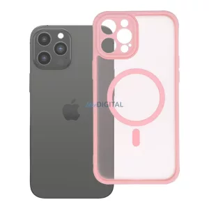 FULL MATTE MAG COVER MagSafe-kompatibilis tok iPhone 12 Pro Max - világos rózsaszín