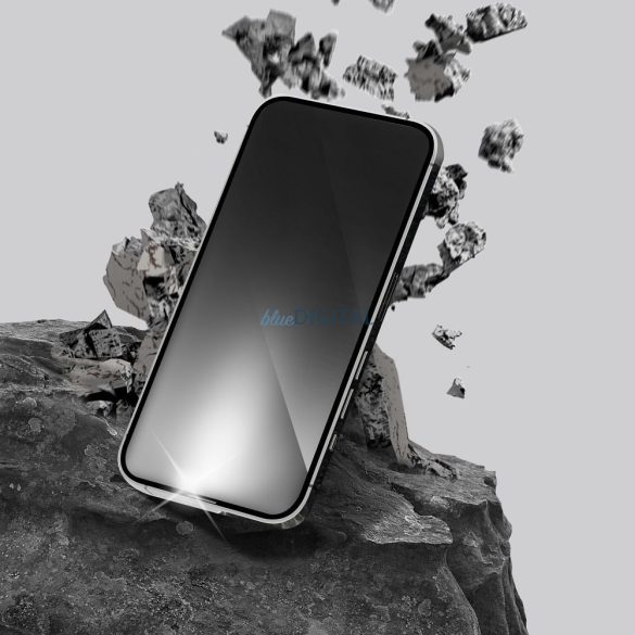 Forcell Ultra Clear Glass edzett üveg kijelzővédő fekete szegéllyel Samsung Galaxy S25 Ultra