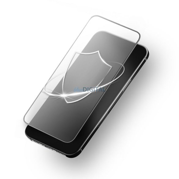 Forcell Ultra Clear Glass edzett üveg kijelzővédő fekete szegéllyel Samsung Galaxy S25 Ultra