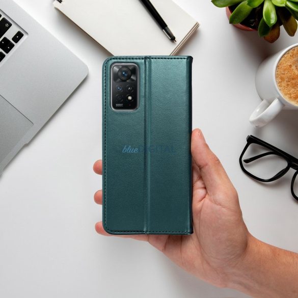 SMART MAGNETO kinyitható tok Honor Magic7 Pro - sötétzöld
