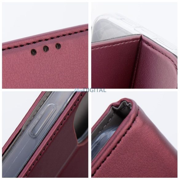 SMART MAGNETO kinyitható tok Honor Magic7 Pro - bordó