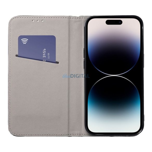 SMART MAGNETO kinyitható tok Honor Magic7 Pro - bordó