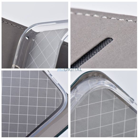 SMART MAGNETO könyvtok Oppo Reno13 F 4G/5G - sötétzöld
