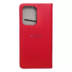 SMART CASE könyvtok Oppo Reno13 Pro - piros