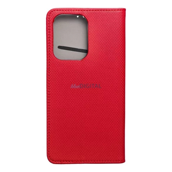 SMART CASE könyvtok Oppo Reno13 Pro - piros
