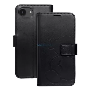 MEZZO könyvtok iPhone 16e - fekete
