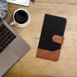 JEANS könyvtok iPhone 16e - fekete