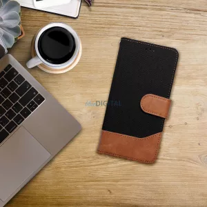JEANS könyvtok iPhone 16e - fekete