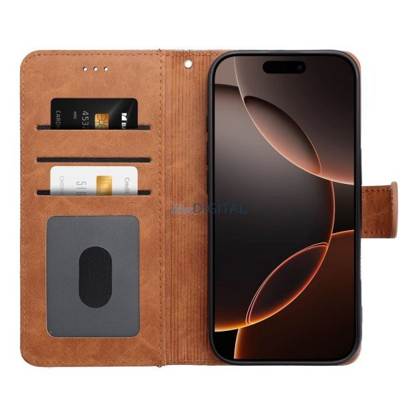 JEANS könyvtok iPhone 16e - fekete